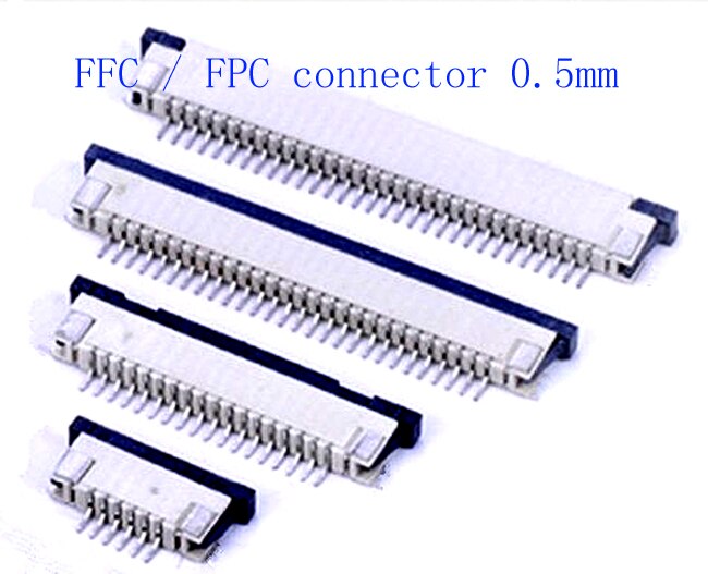 FFC / FPC Ŀ,    ÷ Ŀ,  , 0.5mm, 4 , 5, 6, 7, 8, 10, 12, 14, 16, 18, 20, 22, 24, 26, 28, 30P, 100 